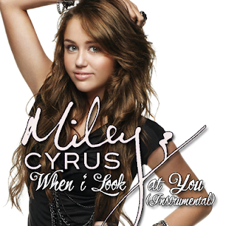 Miley Cyrus   on Mp3   Miley Cyrus   When I Look At You  Karaoke Oficial