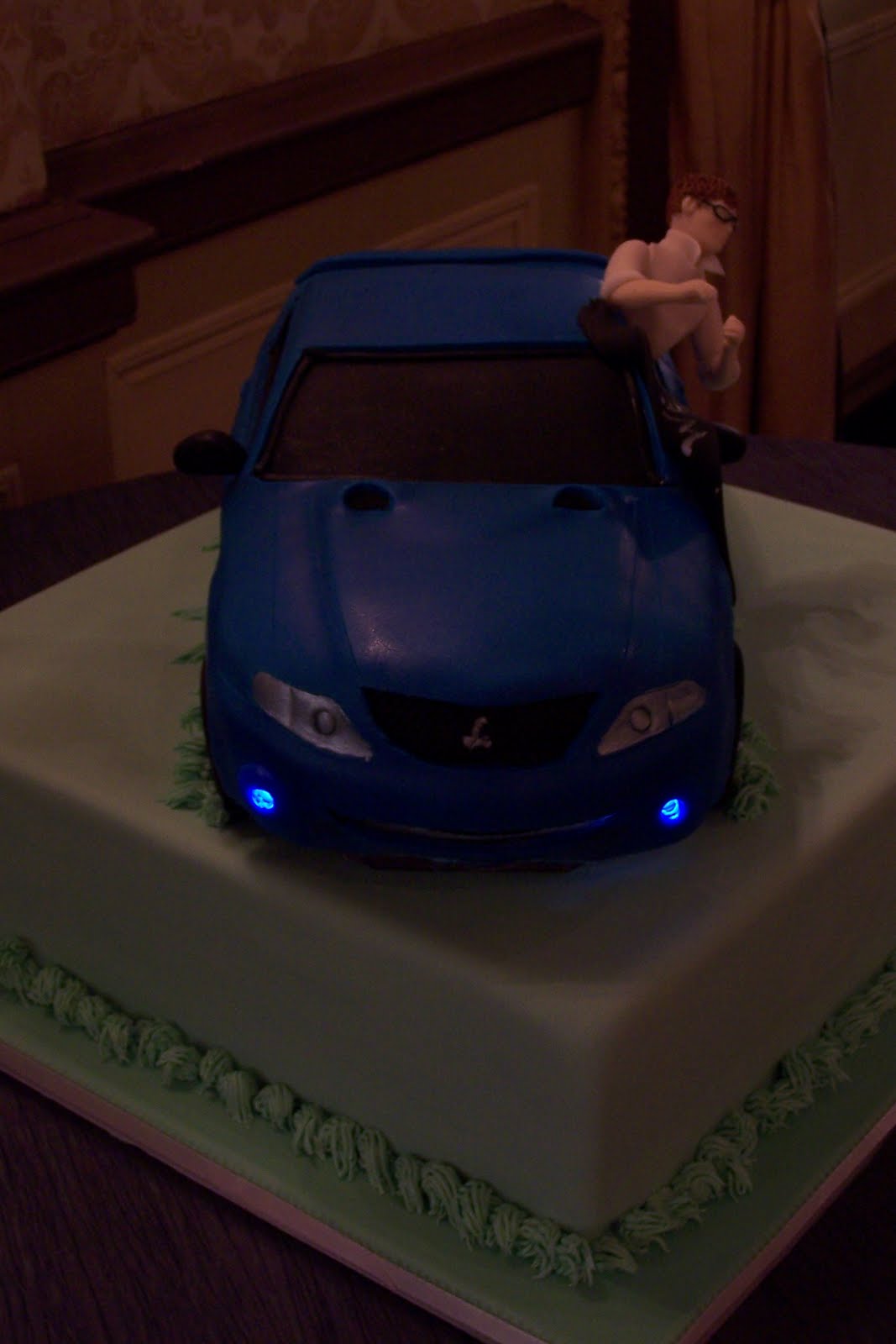 Mustang Grooms Cake