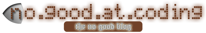 The No Good Blog