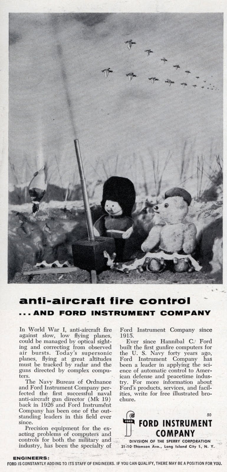 copyranter: 1955: The Ford Instrument Company presents: Cold War Deadly
