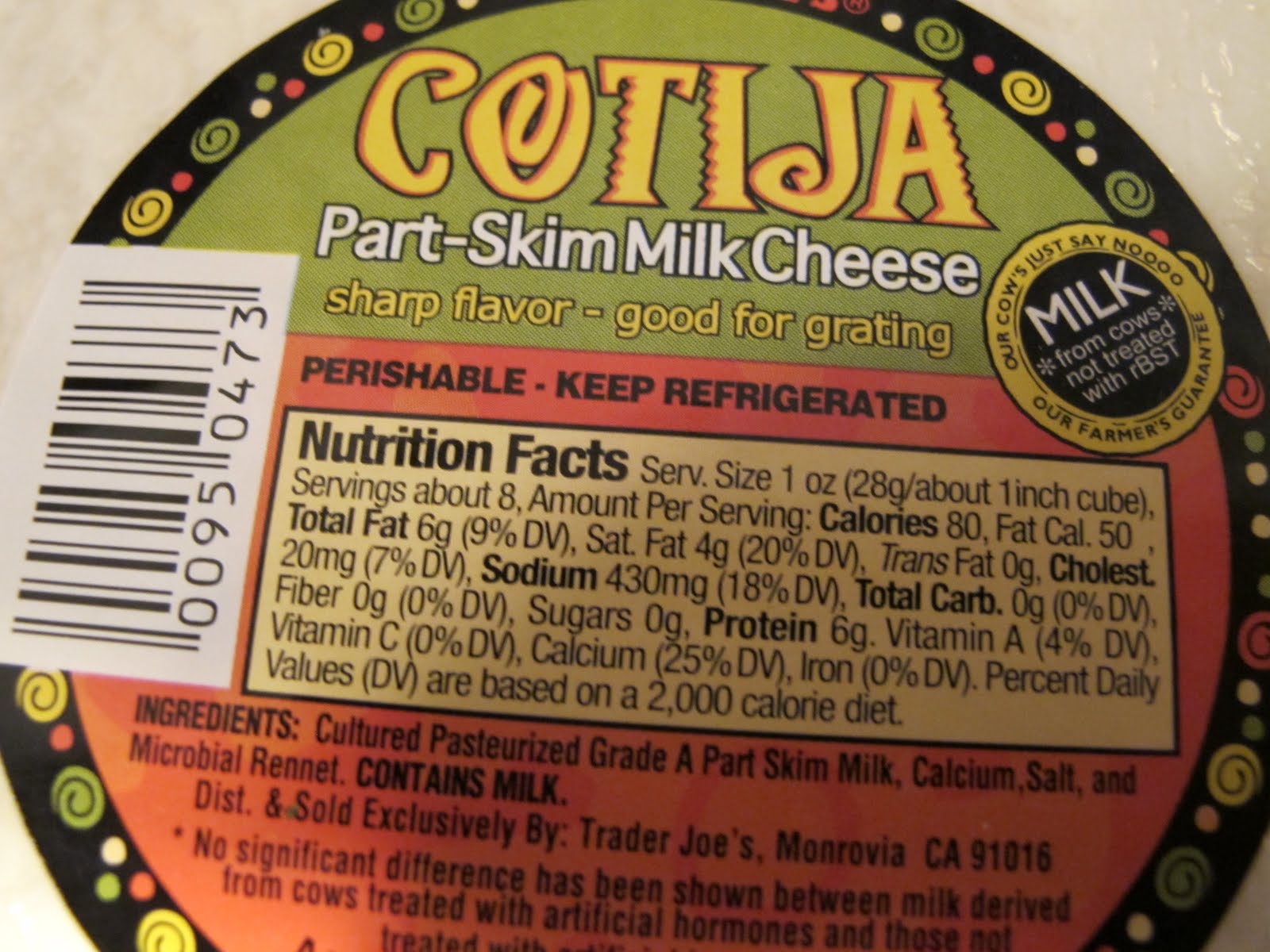 Cheese us, Christ! Cotija Cheese