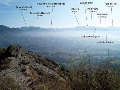 Vistes de llevant des del Castell dels Torelló Vistes de llevant des del Castell dels Torelló
