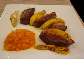 magret de canard aux mangues