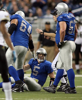 Detroit Lions offensive line gives up another sack