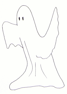 Printable Ghost Pattern for Halloween