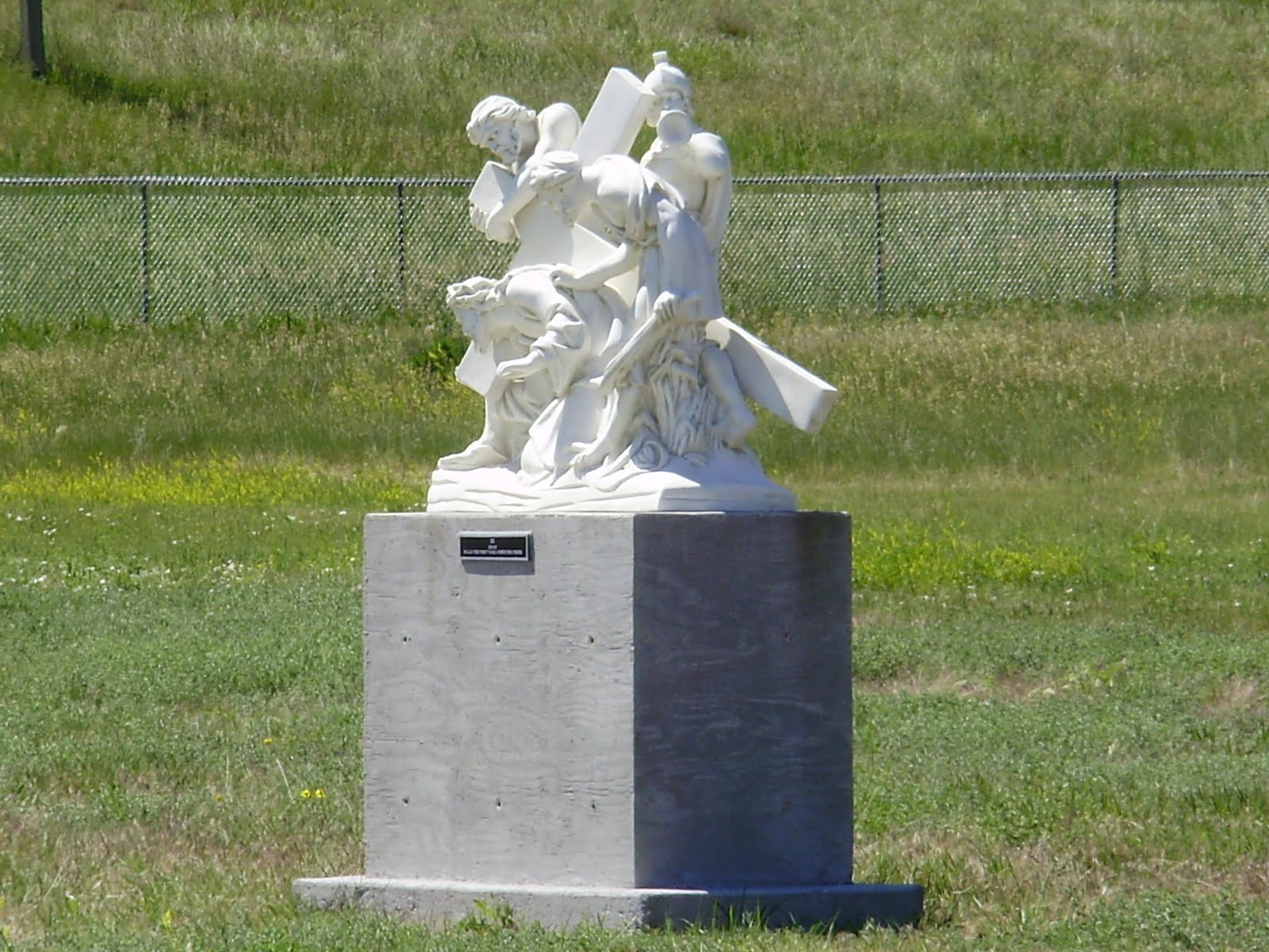 Life at 55 mph Our Lady of Peace Shrine, visible from the interstate
