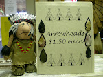 Cranky Indian dolls and arrowheads