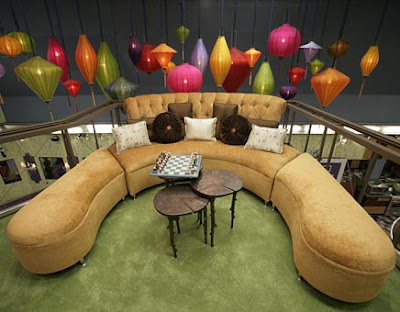 alice in wonderland furniture. i stumbled across this page that has photos of a house from the big brother tv show was decorated with an alice in wonderland theme furniture