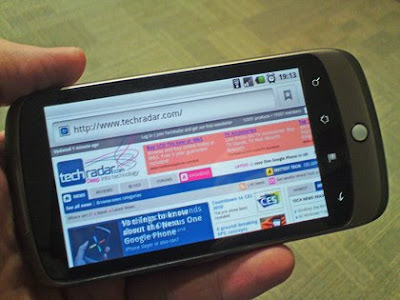 Nexus One Internet Browser