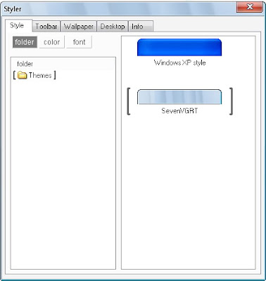 Download Windows 7 theme for Windows XP - Styler visual control
