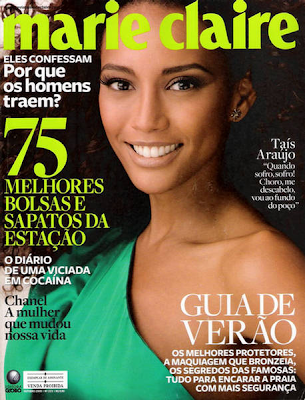 Tais Araujo en la Portada de Marie Claire Brasil (Octubre 2009)