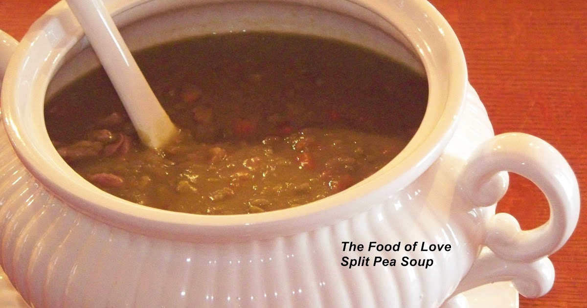 THE FOOD OF LOVE PEA SOUP ANDERSON'S