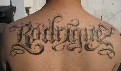free calligraphy tattoo font. Check out these cool font tattoo designs: