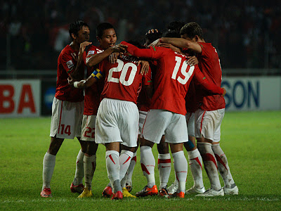 foto timnas Indonesia saat menang di piala AFF 2010
