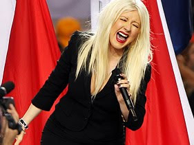 christina aguilera photo national anthem lyrics christina aguilera national anthem super bowl