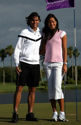 Rafael Nadal and Ana Ivanovic