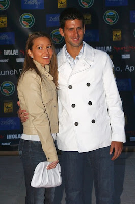 Novak Djokovic and Jelena Ristic
