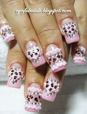 Leopard Acrylic Nails
