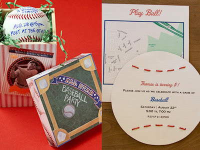 baseball party invite