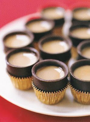 chocolate liqueur cups