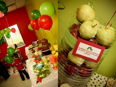 The Very Hungry Caterpillar party collage