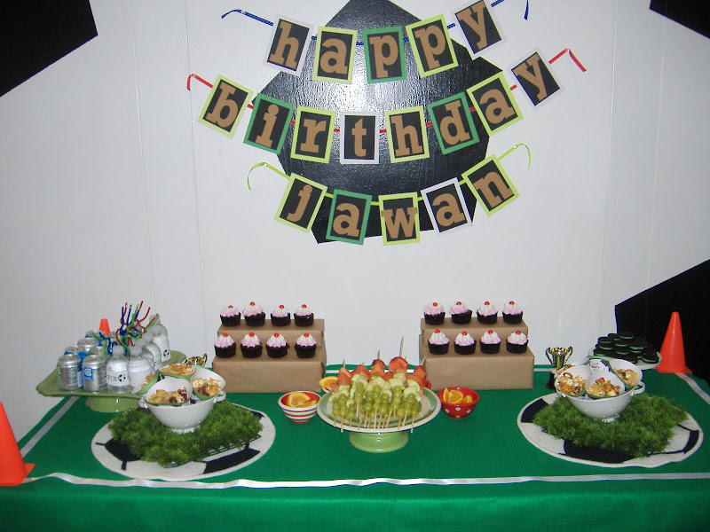 soccer party table