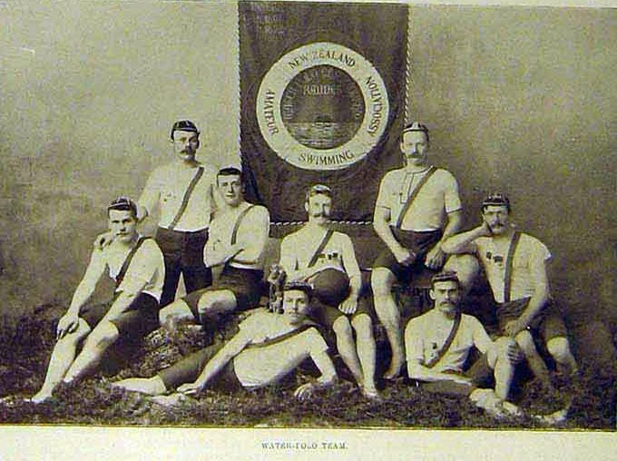 Water Polo legends 1895 The Water Polo team of New Zealand
