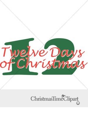 12 days of christmas clipart