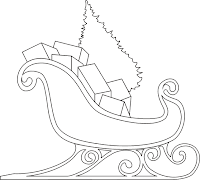 Sleigh Coloring Pages Sleigh Coloring Pages Realistic