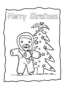 coloring pages to wish merry xmas