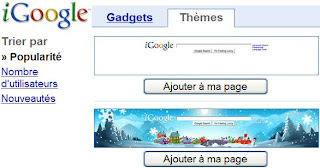 repertoire des thèmes igoogle