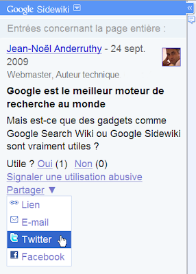 Google Sidewiki