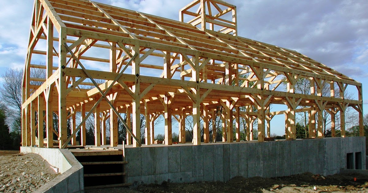 Timber Frame Construction by Vermont Timber Works. Each Timber Frame