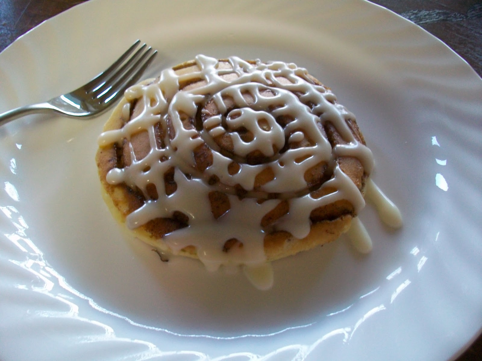 At Home With Haley Cinnamon Roll Pancakes
