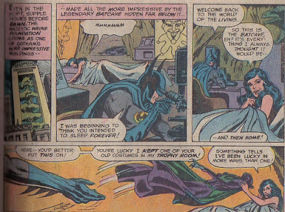 Huh. Batman's ears seem big in that second panel. Odd.