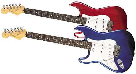 fender highway one stratocaster blue