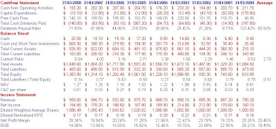 SATS long term financial statements in brief