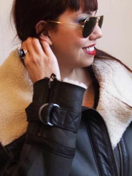 aviator jacket topshop