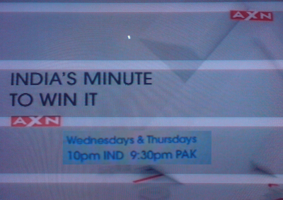 Minute To Win It on AXN India