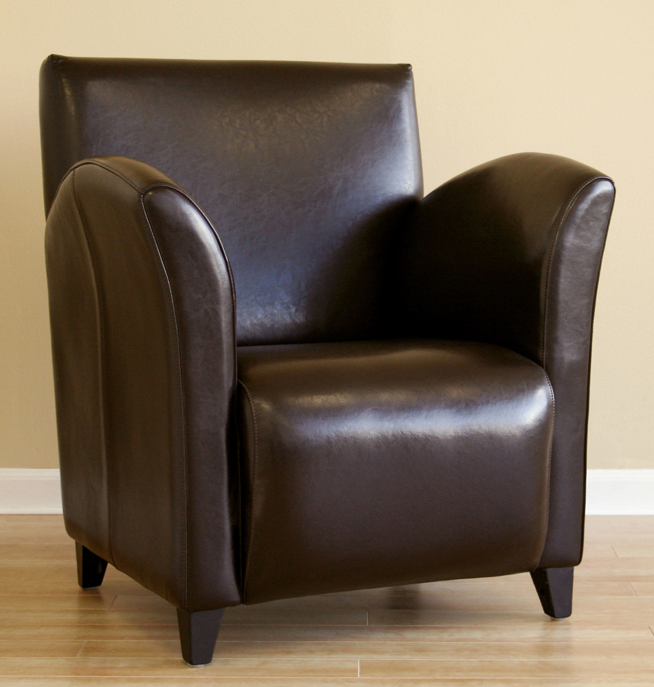 Maggie's Room: Tristan Dark Brown Leather Club Chair