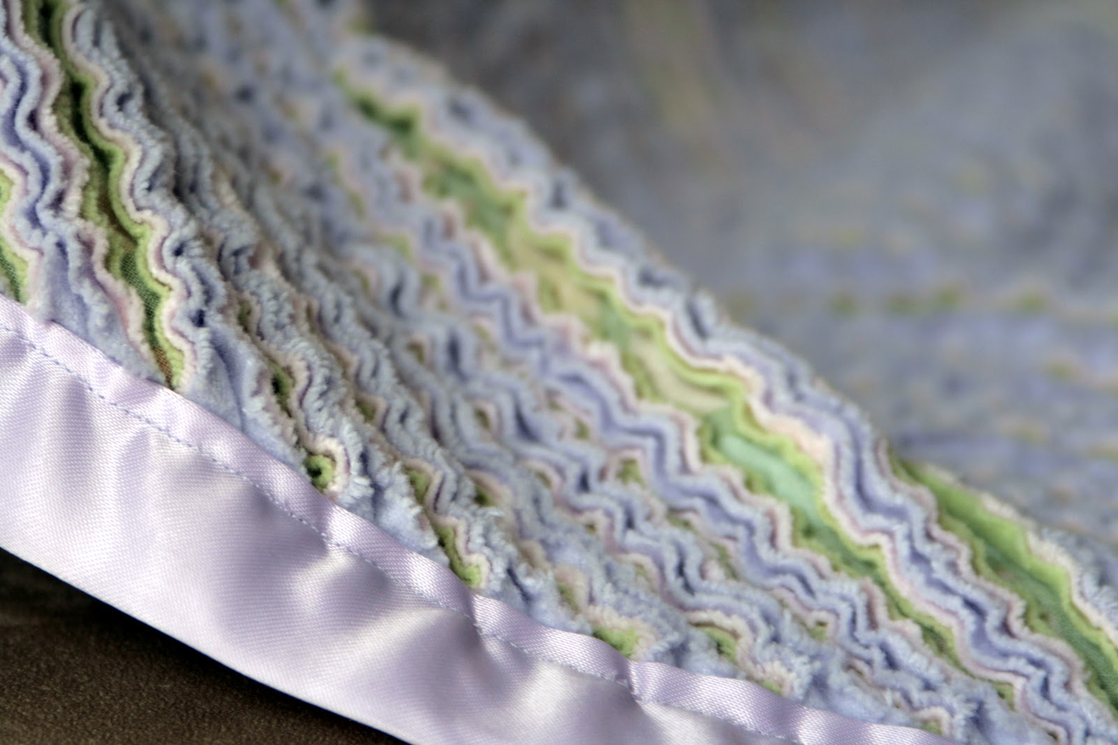 D and G Stories A Hand Cut Chenille Baby Blanket