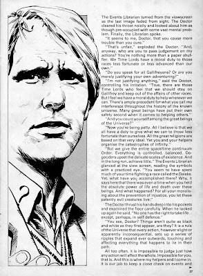 The fifth Doctor, with lines on his face