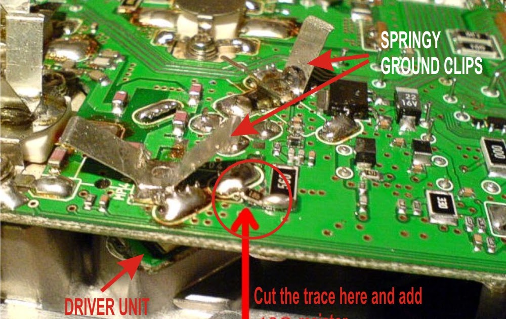SV8YM IC7000 driver amplifier selfoscillation problem