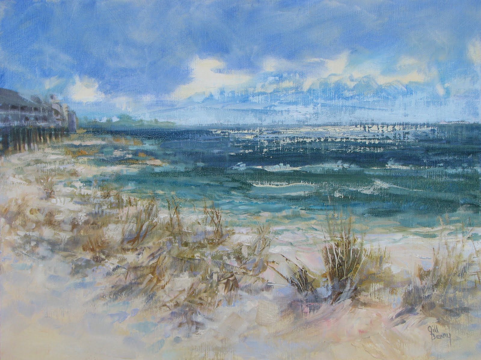 Plein Air Painting Journal Pensacola Beach Morning