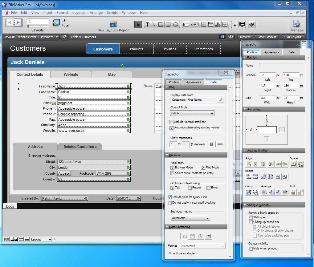 Review: Filemaker Pro 11