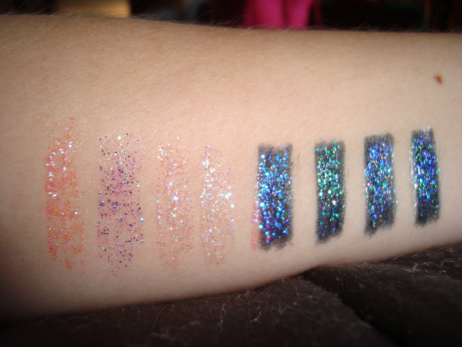 Makeup Mania ♥ Glitter 101 Swatches!
