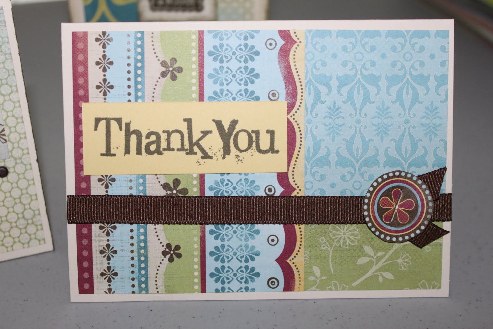 Scrapbook With Amanda Thank You Card