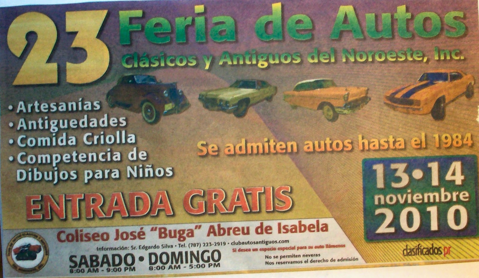 Foto Blog Puerto Rico 23 Feria de Autos Clásicos y Antiguos del