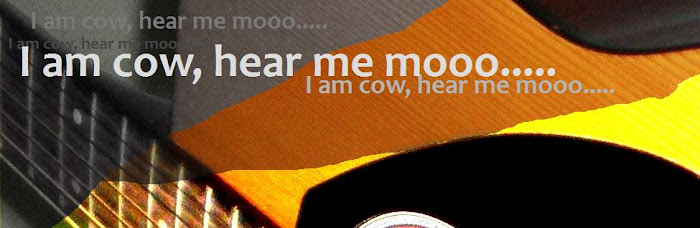 I am cow, hear me mooooo...