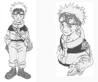 manga Naruto sketch